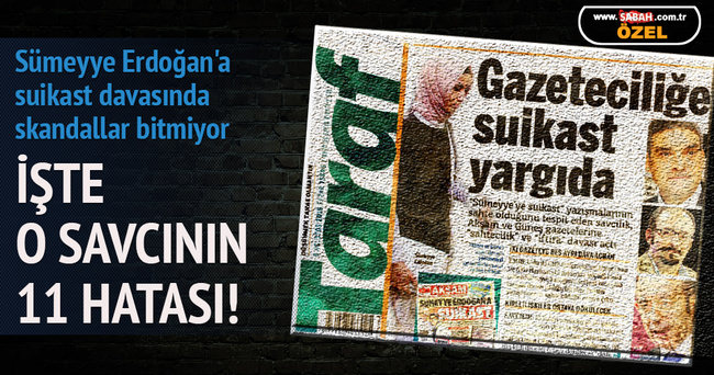 Sümeyye Erdoğan'a suikast davasında skandallar bitmiyor