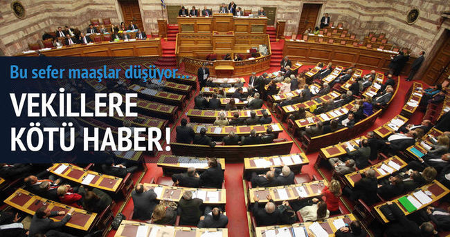 Yunanistan’da milletvekillerine kötü haber!