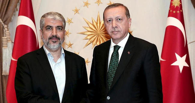 Cumhurbaşkanı Erdoğan, Halid Meşal ile görüştü
