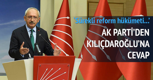 AK Parti’den Kılıçdaroğlu’na cevap