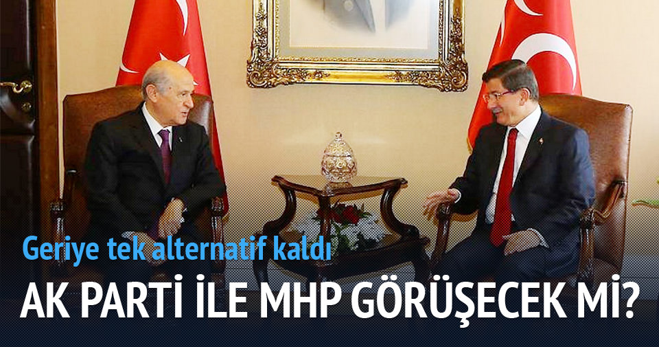 AK Parti MHP ile koalisyon görüşmesi yapacak mı?