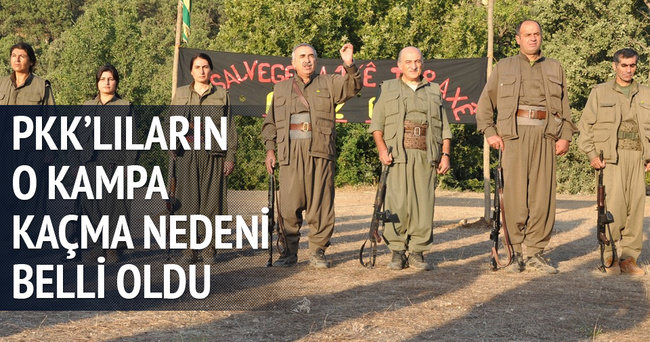 PKK’lıların o kampa kaçma nedeni?