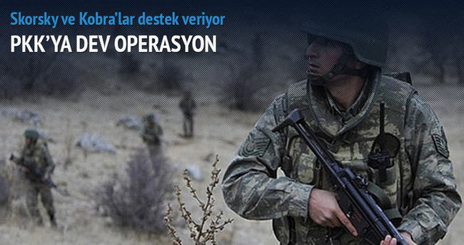 Bingöl’de PKK’ya büyük operasyon başlatıldı
