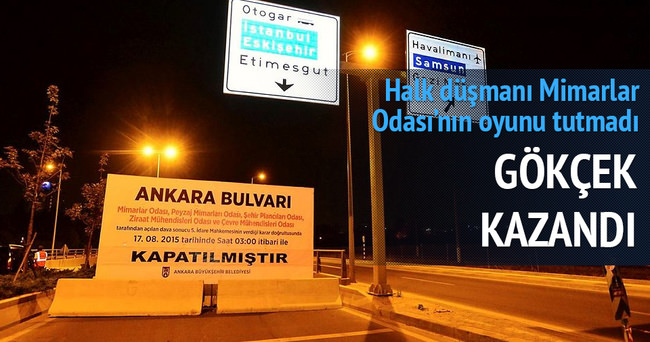 Ankara Bulvarı trafiğe açıldı