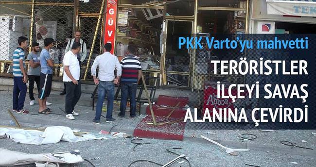 PKK Varto’yu mahvetti Tezgâh tutmadı