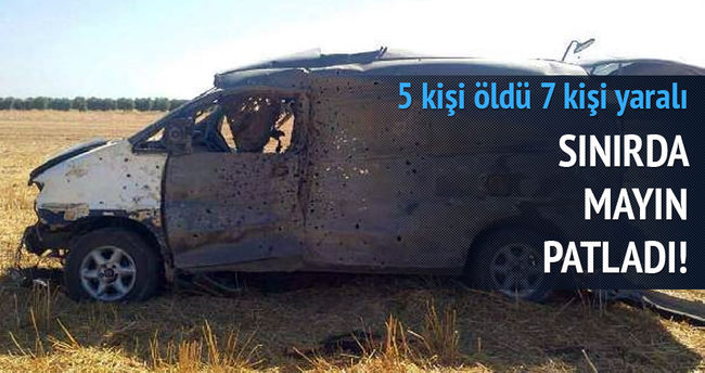 Türkmenlerin aracı geçerken mayın patladı: 5 ölü