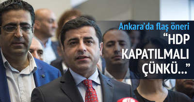Eski bakandan flaş çıkış: HDP kapatılmalı