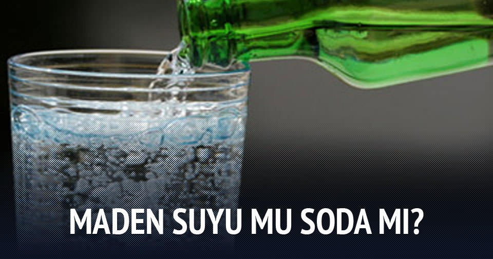 Maden suyu ile soda arasında fark nedir?