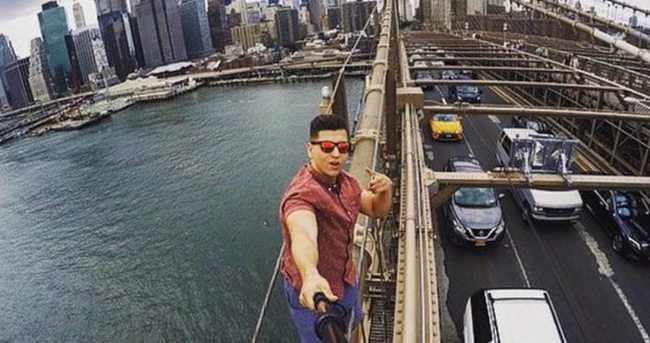 Köprü üstünde selfie çekti tutuklandı