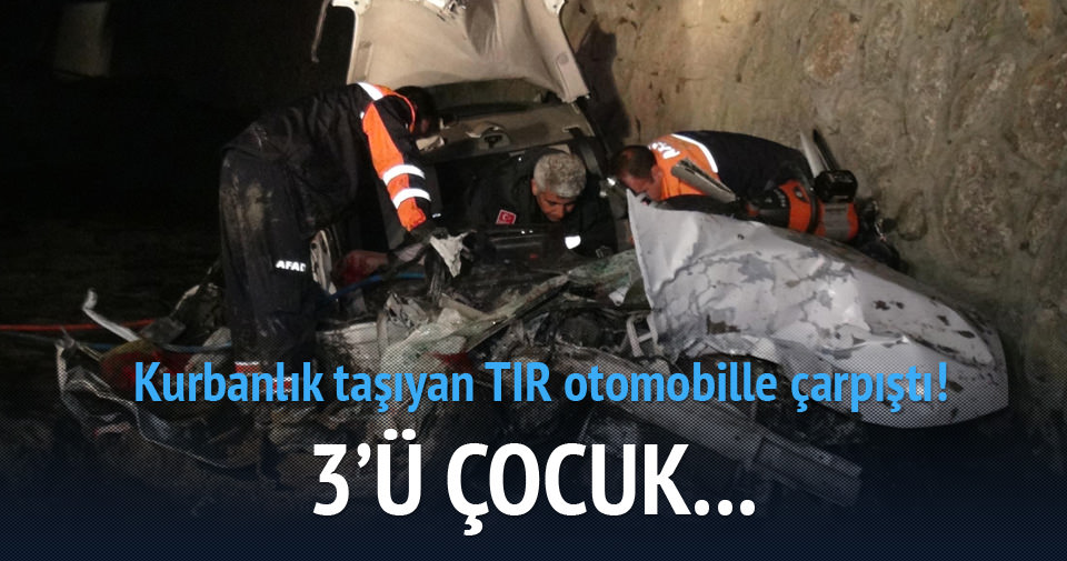 Erzincan’da feci kaza: 5 ölü!