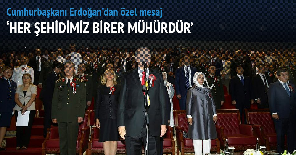 Her şehidimiz birer mühürdür