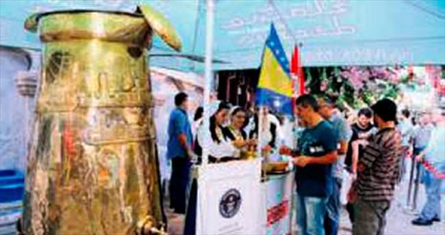 Bosna-Sancak Kültür Festivali’nde dev cezve