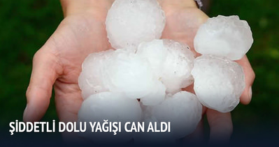 Şiddetli dolu yağışı can aldı