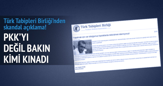 Türk Tabipleri Birliği’nden skandal açıklama!