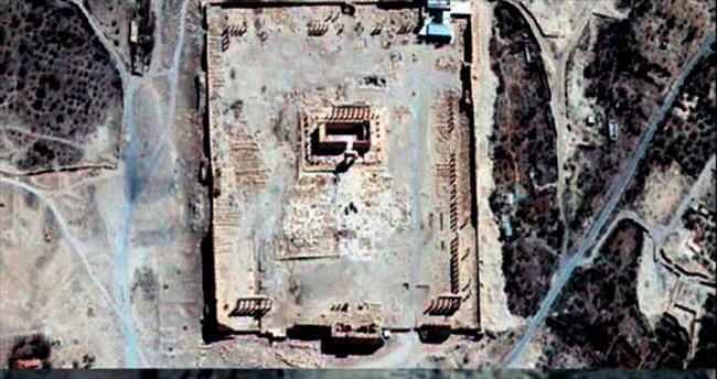 Uydu görüntüleriyle Palmira katliamı