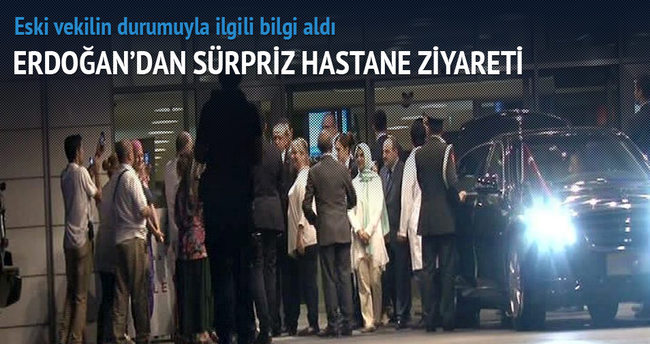 Erdoğan’dan hastane ziyareti