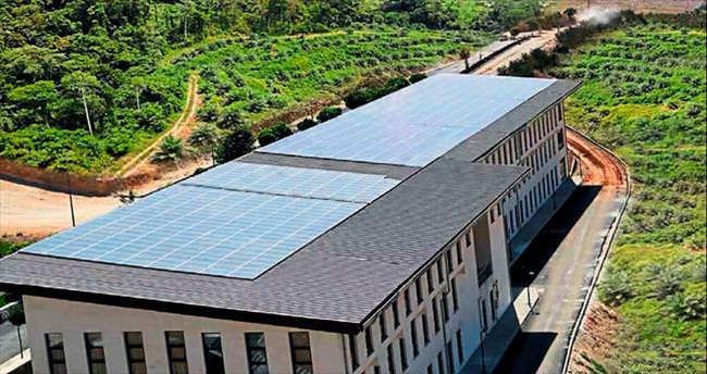 Güneşten enerji üreten ilk üniversite HKÜ
