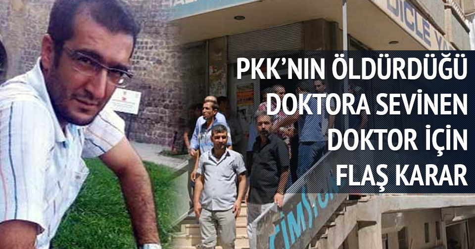 PKK’nın öldürdüğü doktora sevinen doktora şok