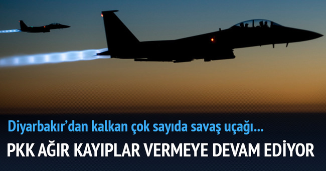 Türk jetleri yine bombaladı