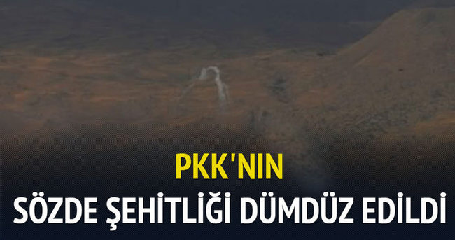 PKK’nın sözde şehitliği dümdüz edildi