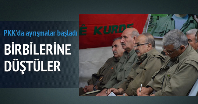 PKK'nın üst düzey isimleri birbirine düştü