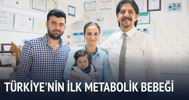 Türkiye’nin ilk metabolik bebeği