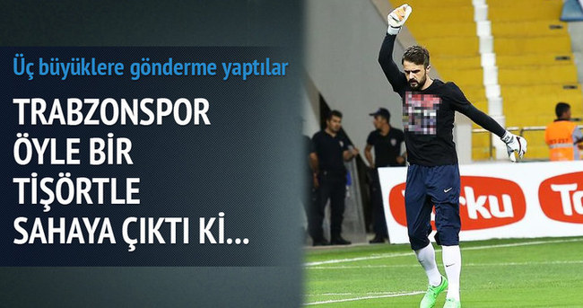 Trabzonspor’dan üç büyüklere gönderme