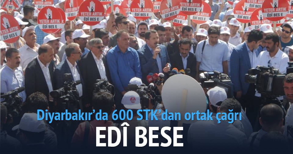 600 STK’dan Diyarbakır’da çağrı: Silah bırak PKK!