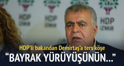 HDP’li bakandan Demirtaş’a ters köşe