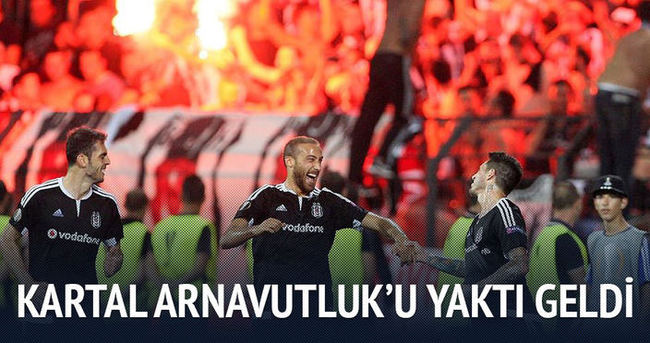 Beşiktaş Arnavutluk’u yaktı geldi
