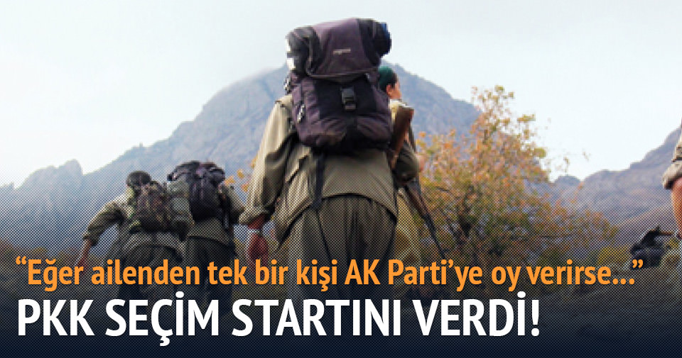 PKK seçmenleri böyle tehdit etti