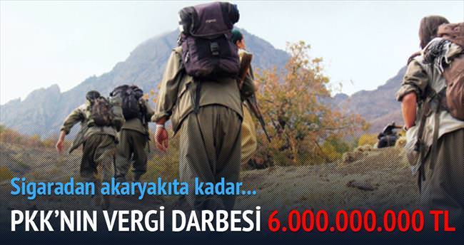 PKK’nın vergi darbesi 6.000.000.000 TL