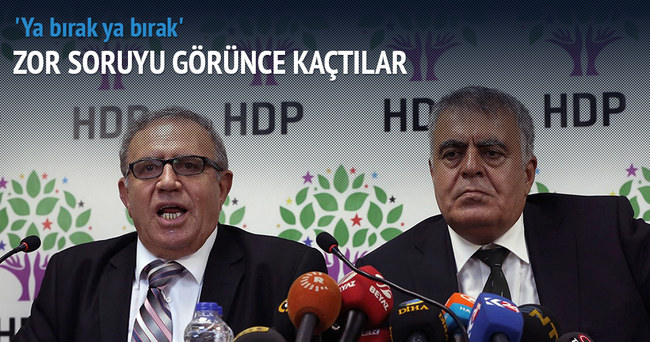 HDP’liler o soruyu duyunca masadan kalktı