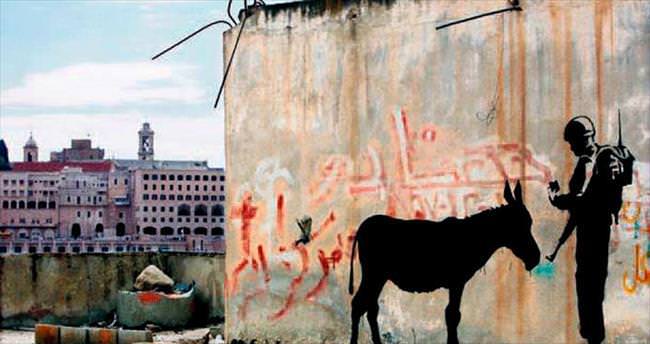 Banksy’nin İsrail zulmünü anlatan eseri satışa çıktı