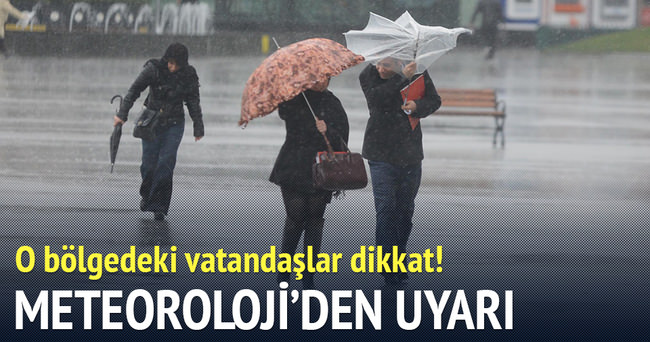 Marmara’nın batısında kuvvetli yağış bekleniyor