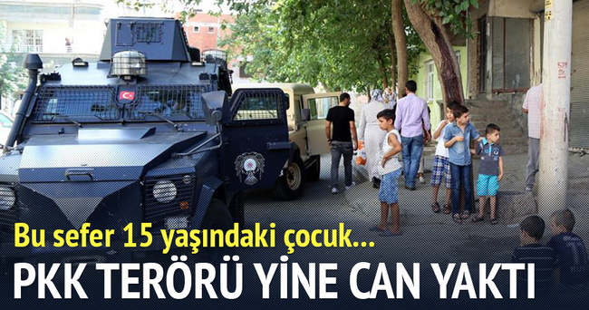 Diyarbakır’da teröristlerin attığı patlayıcı alışveriş için evden çıkan çocuğu yaraladı