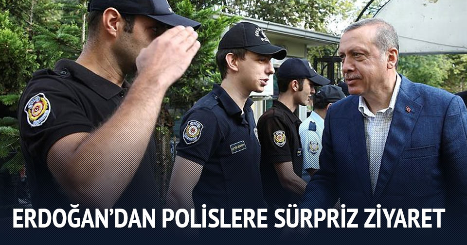 Erdoğan’dan polislere bayram ziyareti!