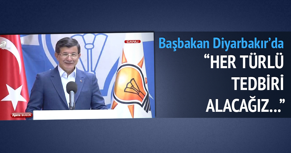 Başbakan Diyarbakır’da konuştu