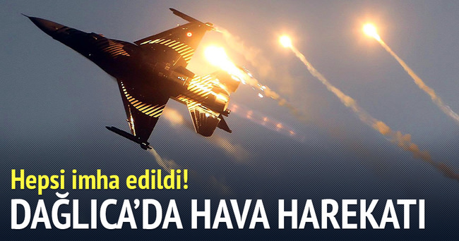 Dağlıca’da PKK’ya hava harekatı