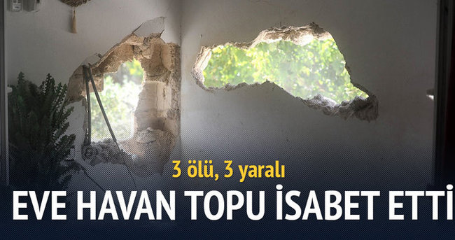 PKK’lılar eve havan topu attı: 3 ölü