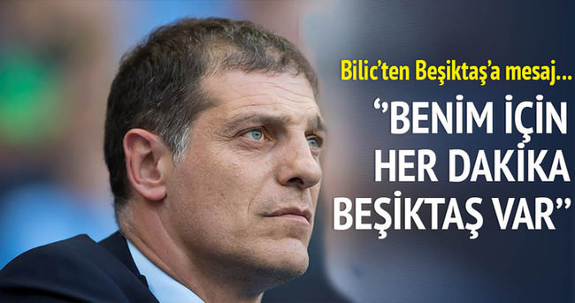 Bilic’ten Beşiktaş’a mesaj