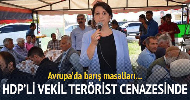 HDP’li Buldan teröristin taziyesine gitti