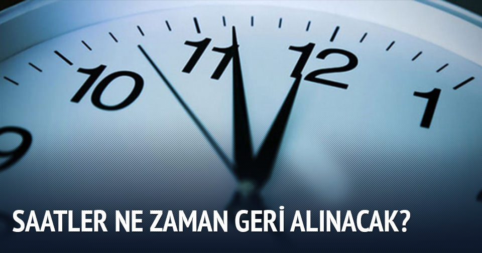 Saatler ne zaman geri alınacak? Kış saati uygulaması ne zaman başlıyor? Yaşam Haberleri Saatler ne zaman geri alınacak? Kış saati uygulaması ne zaman başlıyor? Yaşam Haberleri