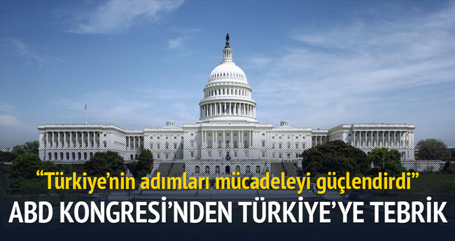 ABD Kongresi’nden Türkiye’ye tebrik