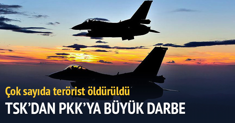 TSK’dan büyük operasyon: 25 terörist öldürüldü