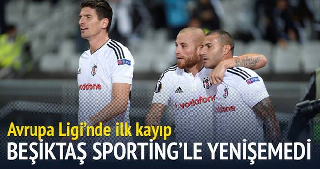 Beşiktaş Sporting’le yenişemedi
