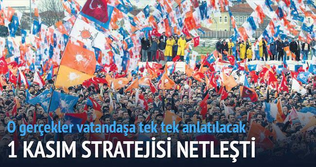 AK Parti 1 Kasım stratejisi netleşti