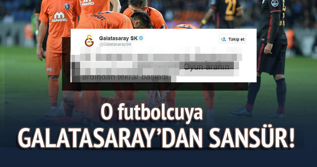 Galatasaray’dan Emre Belözoğlu’na sansür!