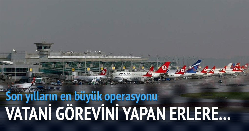 Atatürk Havalimanı’nda büyük telefon operasyonu