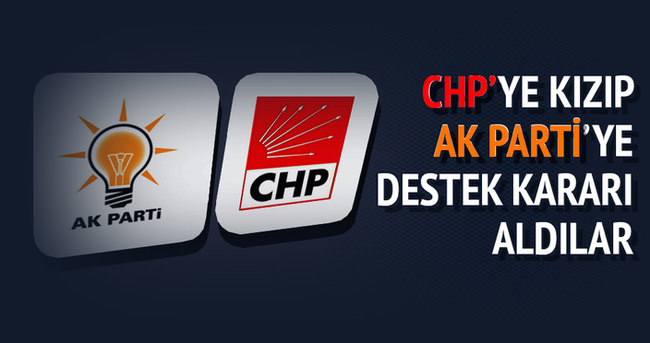 CHP’li vekile kızıp AK Parti’ye destek kararı aldılar